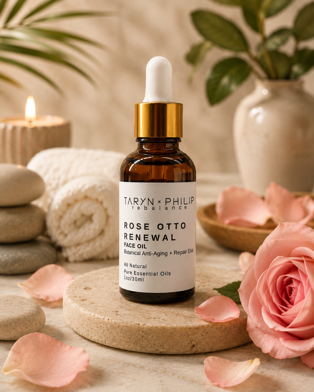 Rose Otto Renewal Face Oil | TxP Rebalance