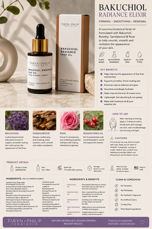 Bakuchiol Radiance Face Oil :: Firming & Smoothing Botanical Elixir